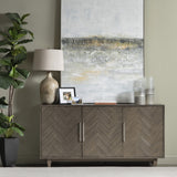 Ellery Brown/Transparent Large Metallic Smoke Hurricane Globes