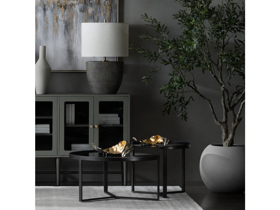 Willow Gold Medium Two-Toned Leaf 2 Sculptural