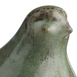 Partridge Green 3 Piece Ceramic Statues