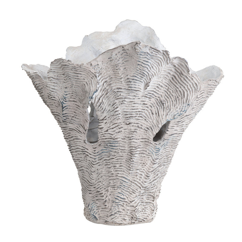 Deacon Large White Coral Sculpture