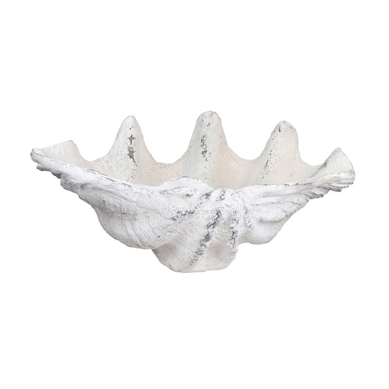 Henley White Resin Shell Sculpture