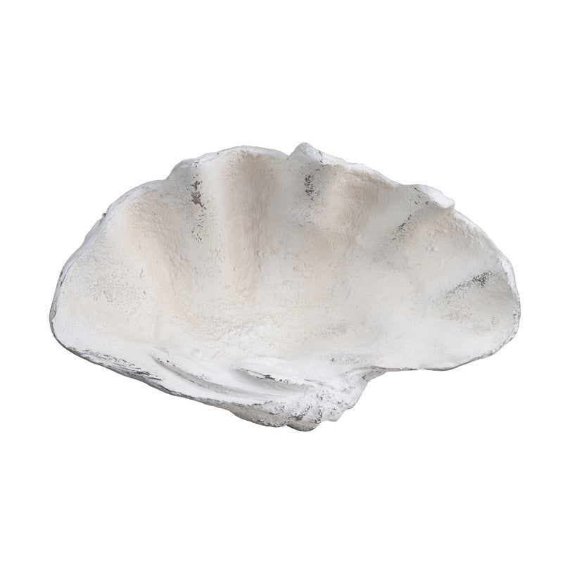 Henley White Resin Shell Sculpture