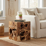 Borneo Brown Suar End Table