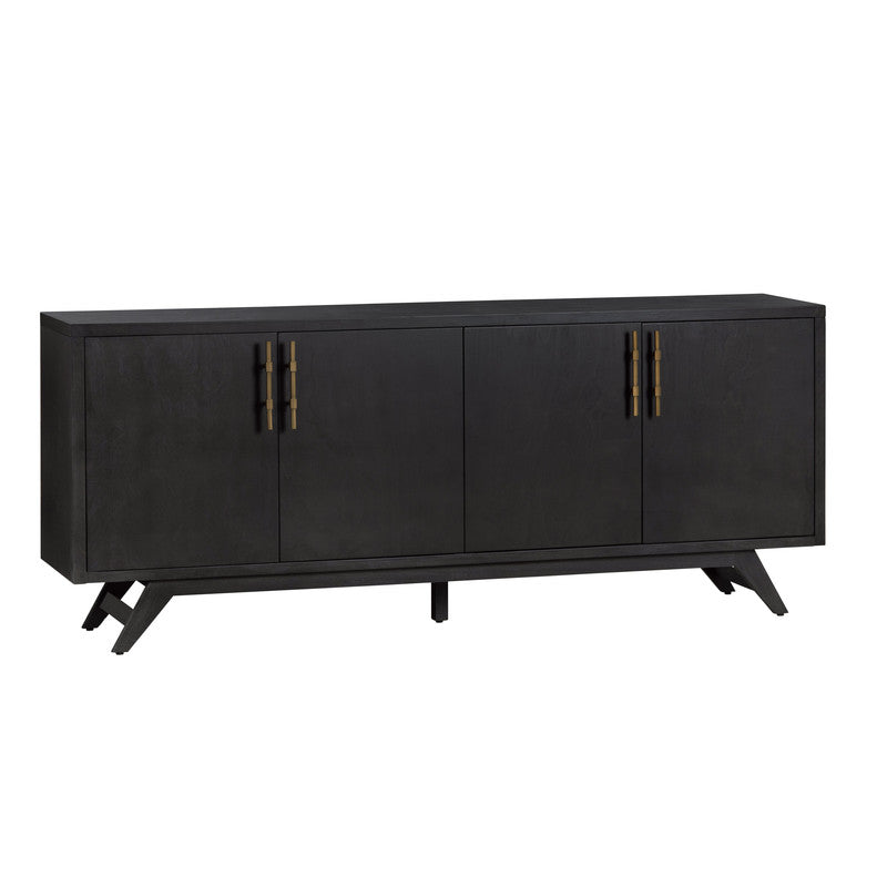 Ashford Black Four-Door Sideboard