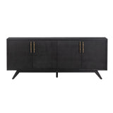 Ashford Black Four-Door Sideboard