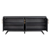 Ashford Black Four-Door Sideboard