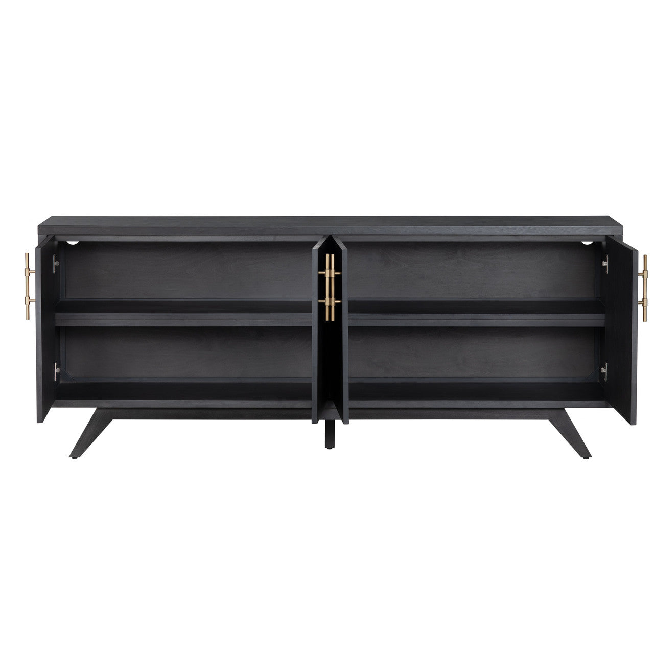Ashford Black Four-Door Sideboard