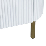 Astoria White Three-Drawer Chest