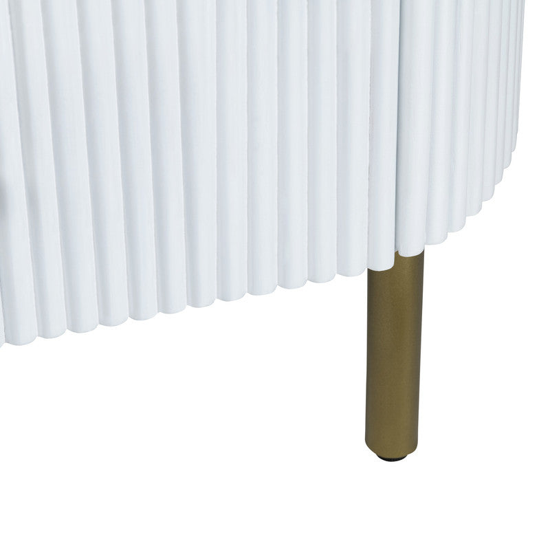 Astoria White Three-Drawer Chest