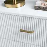 Astoria White Three-Drawer Chest