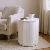 Astoria White Accent Table