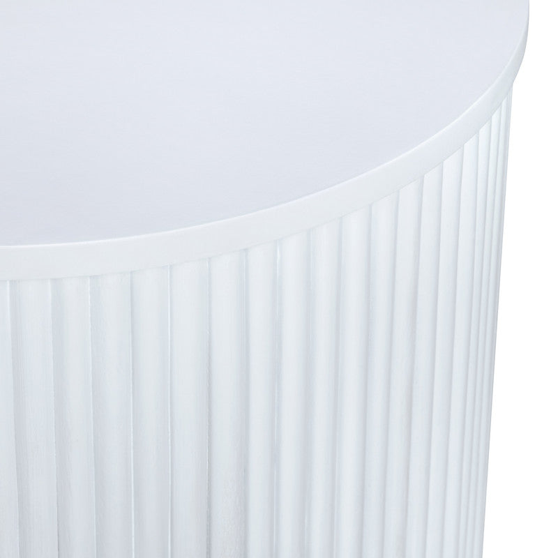 Astoria White Accent Table