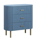 Astoria Blue Three-Drawer Chest