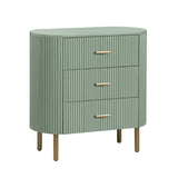 Astoria Green Three-Drawer Chest