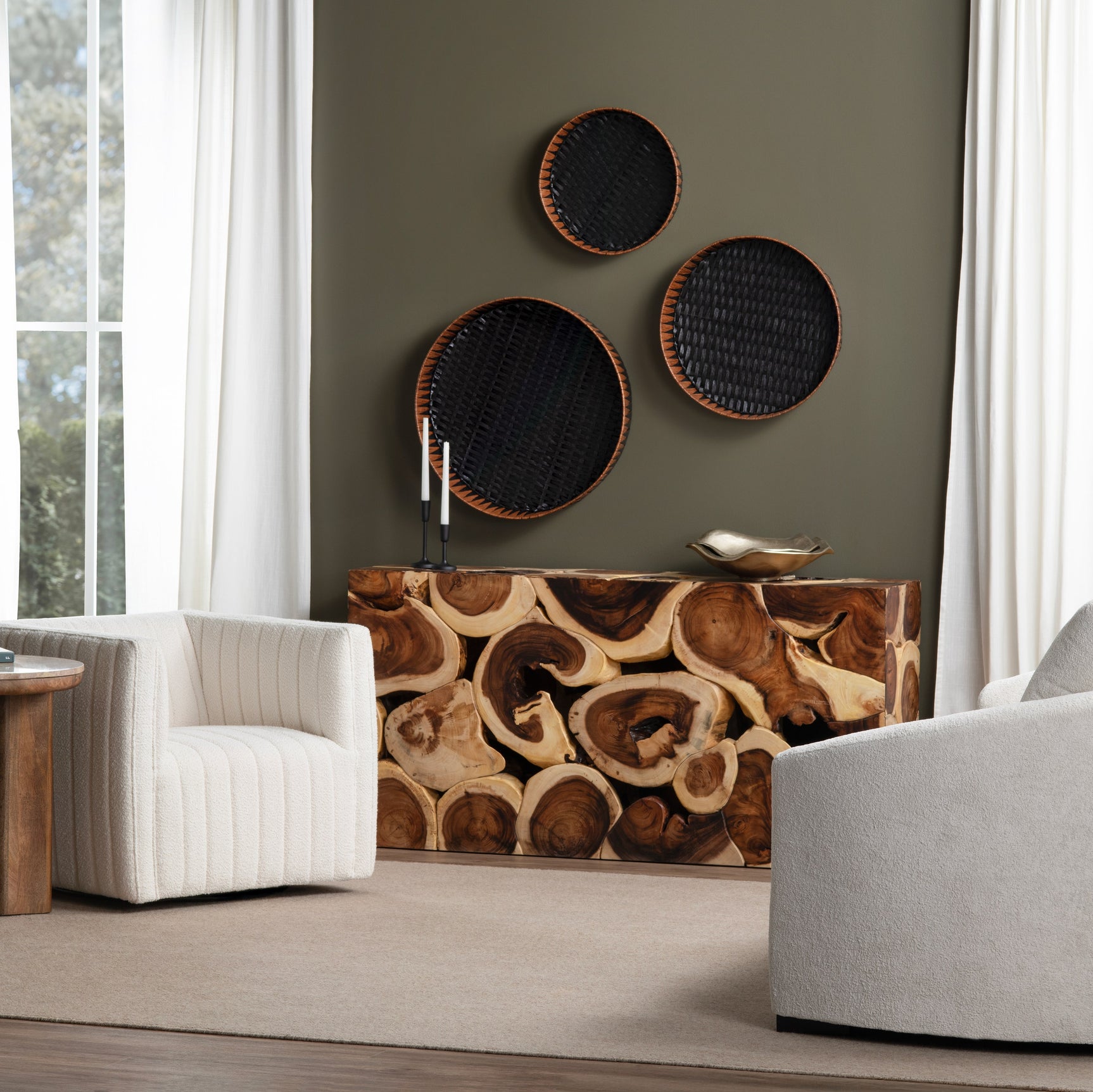 Borneo Brown Console Table