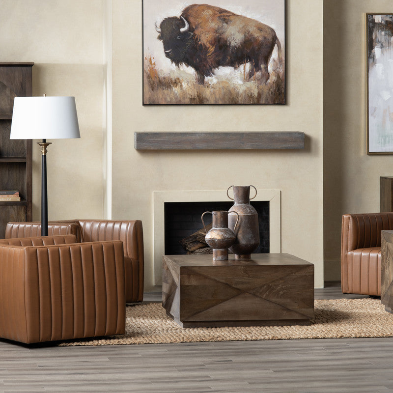 Atticus Brown Cocktail Table