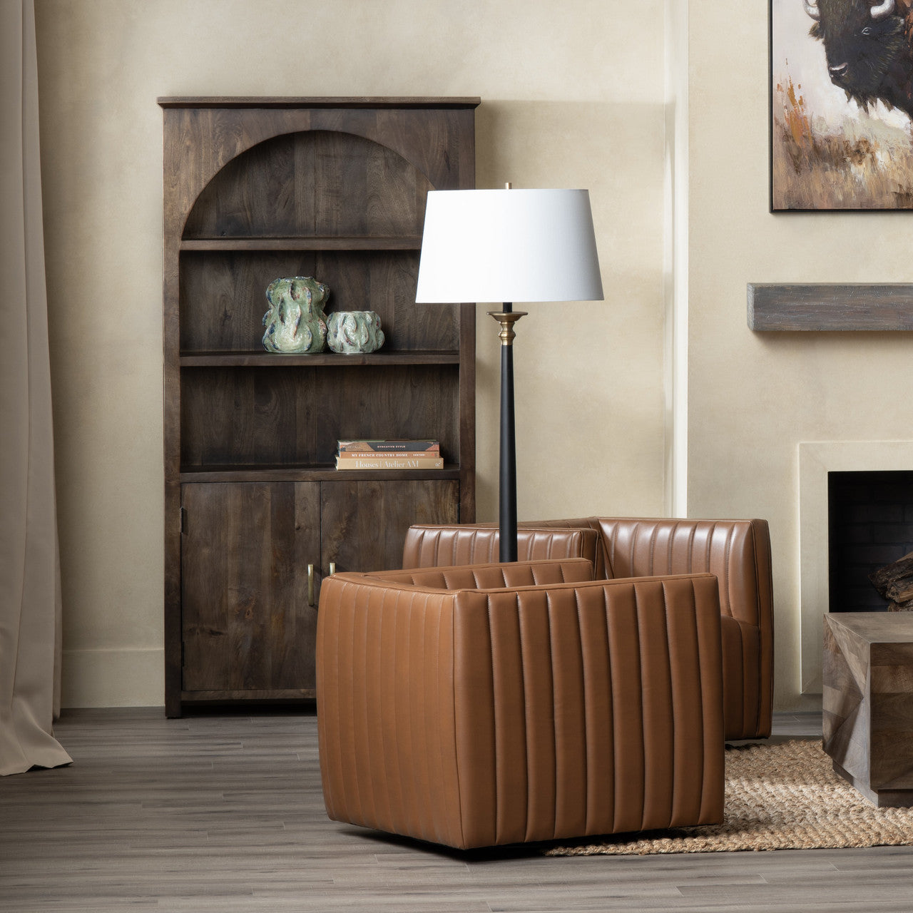 Belmont Brown Bookcase