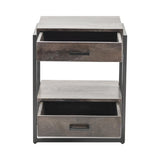 Beckett Brown/Black Side Table