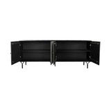 Atlas Black/Cream Four-Door Sideboard