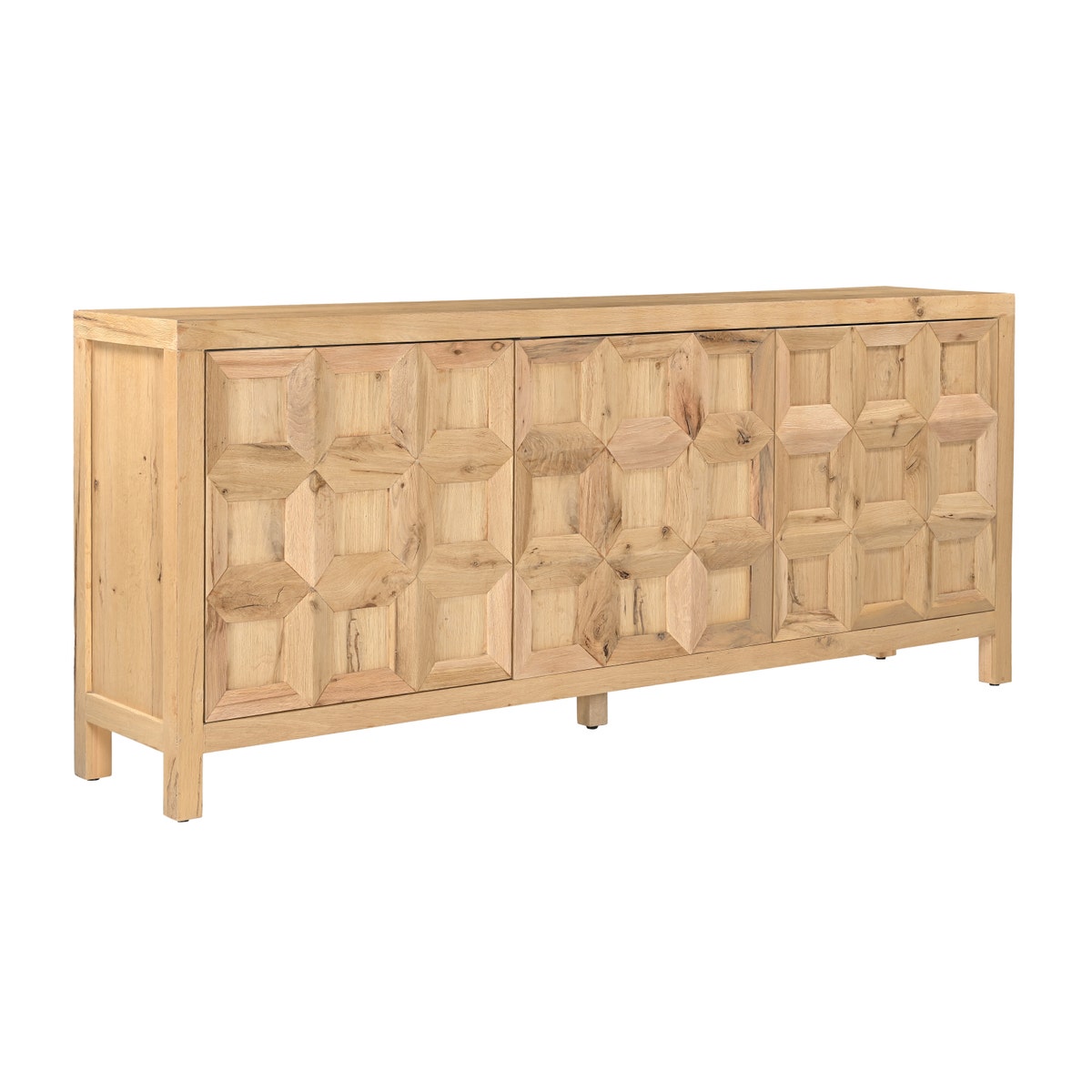 Huxley Tan Three-Door Sideboard