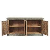 Sundara Brown Four-Door Sideboard