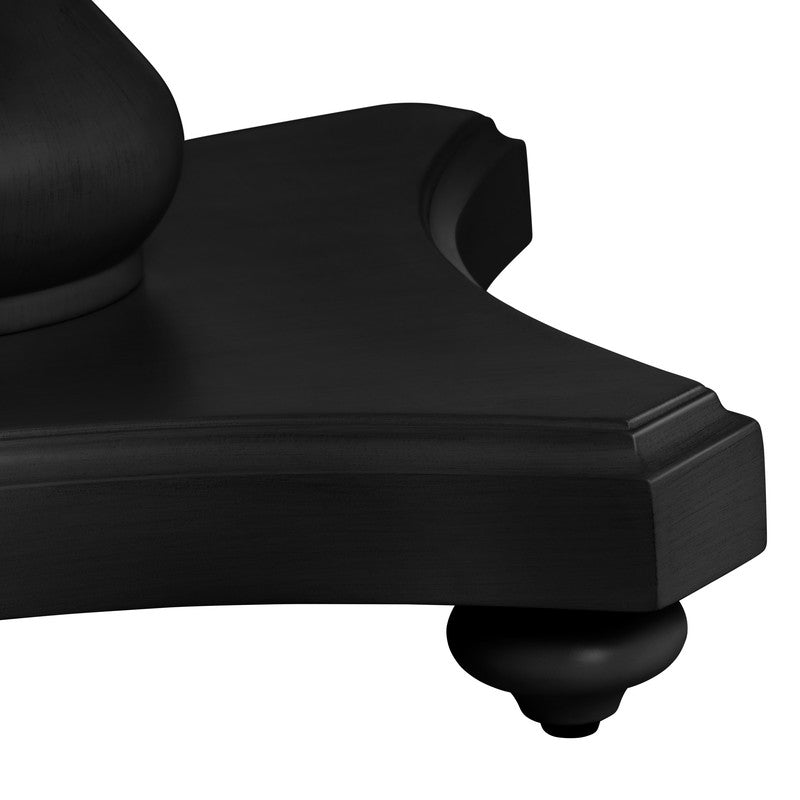 Ashleigh Black Round Accent Table