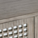 Ashlar Brown Six-Door Sideboard