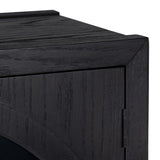 Braxton Black Wine Cabinet