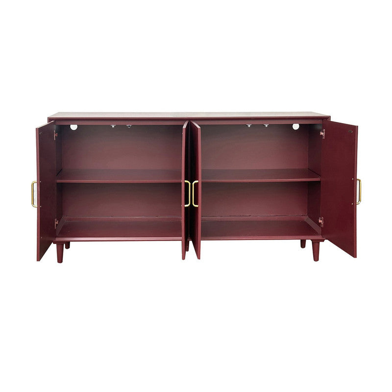 Arvada Red Four-Door Sideboard