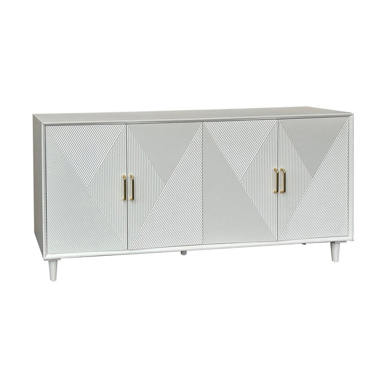 Arvada White Four-Door Sideboard 