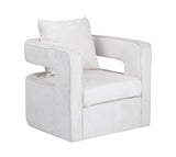 Banks White Accent Chair