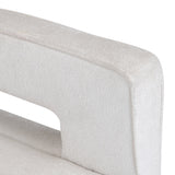 Banks White Accent Chair