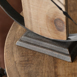 One More Minute Brown Table Clock