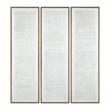 Emery White/Gold Canvas