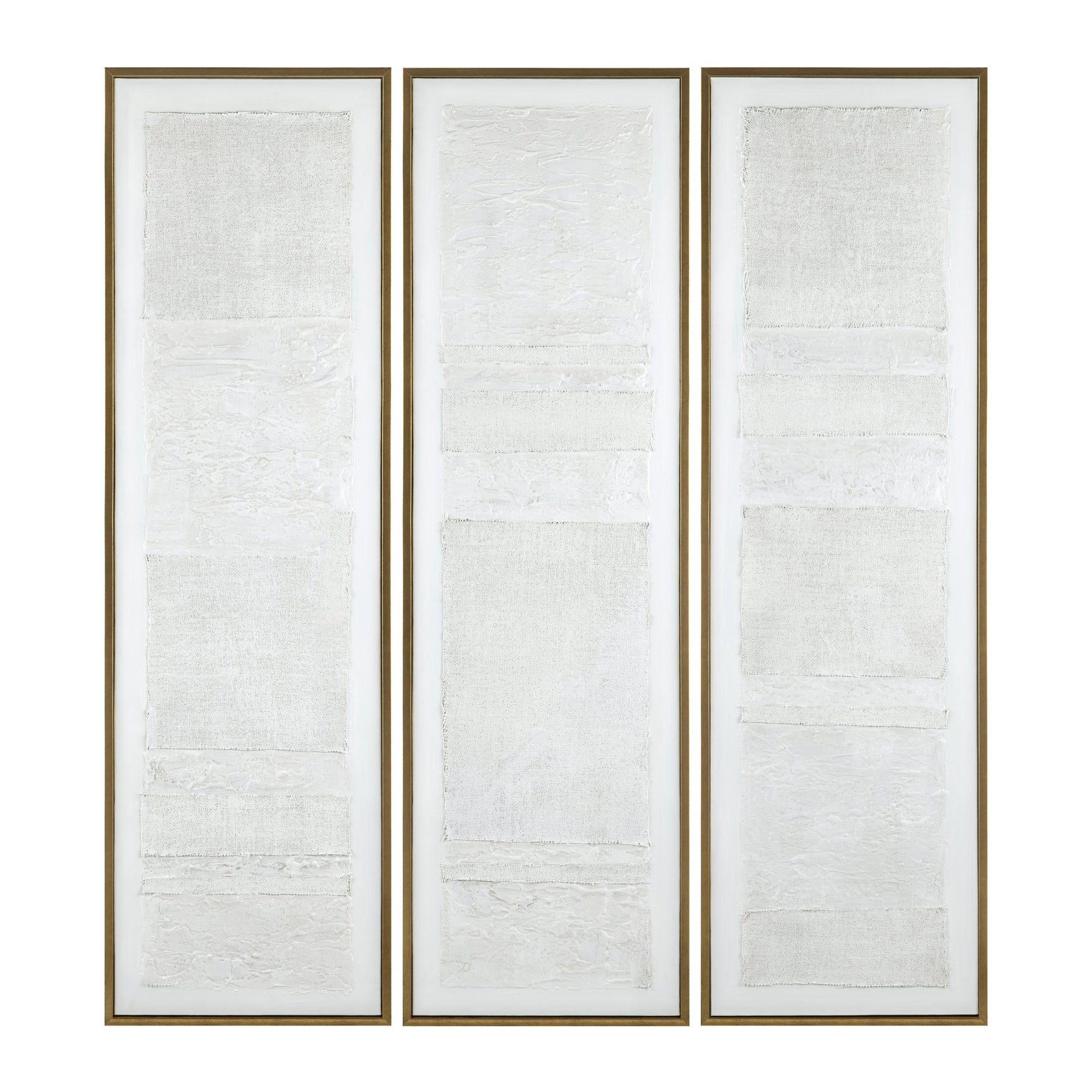 Emery White/Gold Canvas