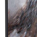 Equestrian Stakes Brown/Grey Canvas