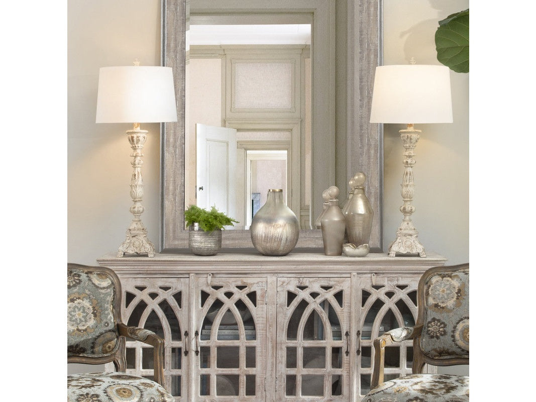 Astra Silver Large Vase