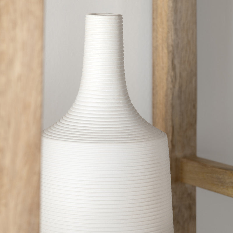 Tegan White Vase