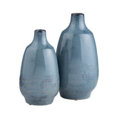Arden Blue 2 Piece Ceramic Vases