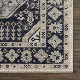 Cabacungan Cream & Gray Washable Area Rug - Clearance - Ornate Home