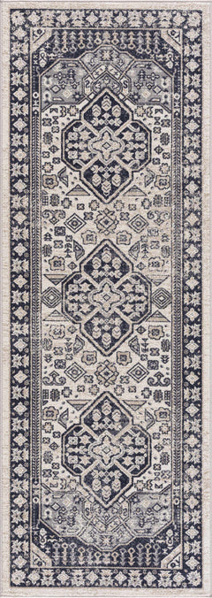 Cabacungan Cream & Gray Washable Area Rug - Clearance - Ornate Home