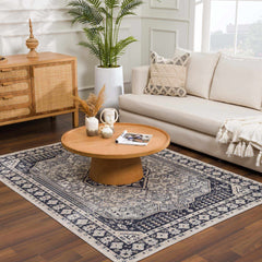 Cabacungan Cream & Gray Washable Area Rug - Clearance - Ornate Home
