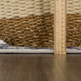 Cabacungan Cream & Gray Washable Area Rug - Clearance - Ornate Home
