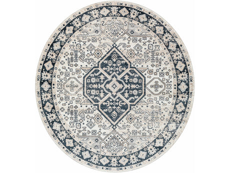 Cabacungan Cream & Gray Washable Area Rug - Ornate Home