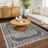 Cabacungan Cream & Gray Washable Area Rug - Ornate Home