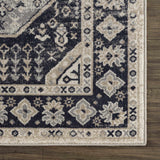 Cabacungan Cream & Gray Washable Area Rug - Ornate Home