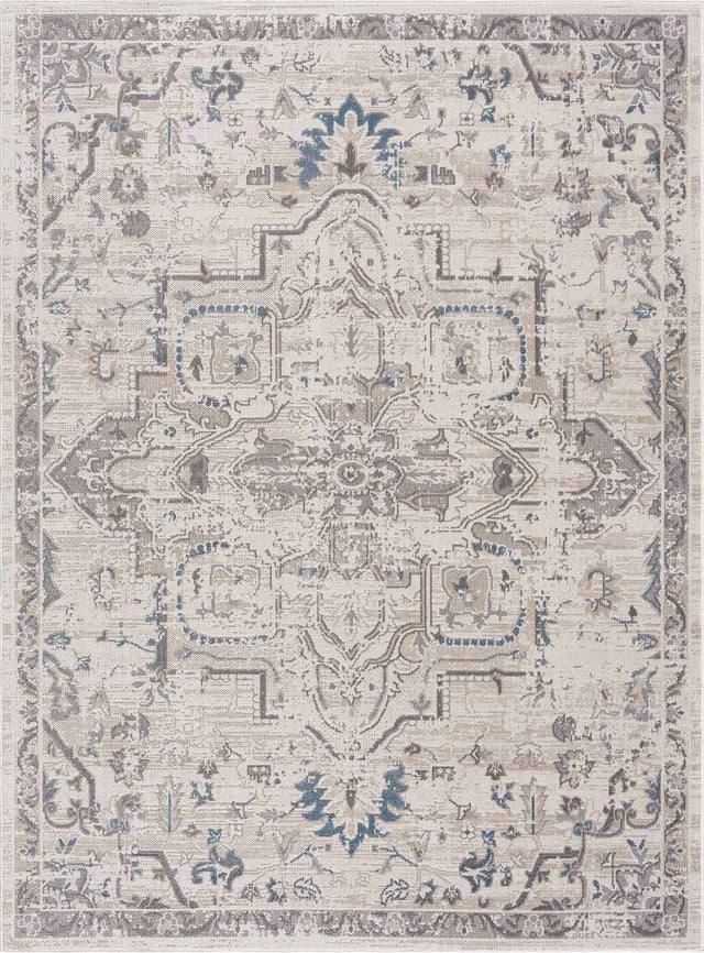 Cabacungan Cream Washable Area Rug - Clearance - Ornate Home