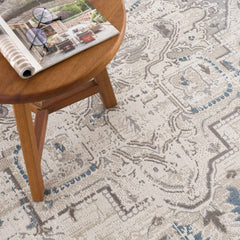 Cabacungan Cream Washable Area Rug - Clearance - Ornate Home