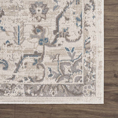 Cabacungan Cream Washable Area Rug - Clearance - Ornate Home