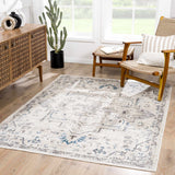 Cabacungan Cream Washable Area Rug - Ornate Home